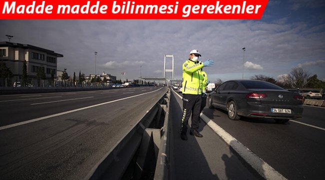 Sokağa çıkma kısıtlaması bugün başlıyor! 80 saat sürecek... İşte bilinmesi gerekenler