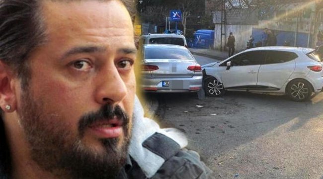 Sanatçı Emre Altuğ trafik kazası yaptı