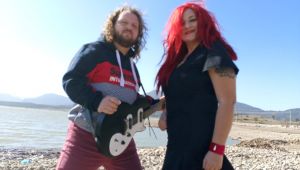 GİZEM SAATÇİ YAYLADA KLİP ÇEKTİ