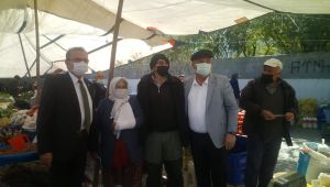 CHP MUĞLA MİLLETVEKİLİ SÜLEYMAN GİRGİN VE MEHMET DEMİR PAZAR ESNAFINI ZİYARET ETTİ