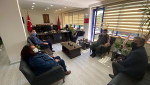 EVREN TEZCAN ORTACA EMNİYET MÜDÜRÜ YILMAZ LİMAYI ZİYARET ETTİ. 