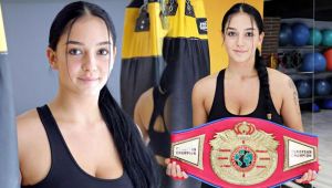 Kilo vermek için boksa başlayan Dilara Yücel, Avrupa Şampiyonluğu kemerini kazandı!