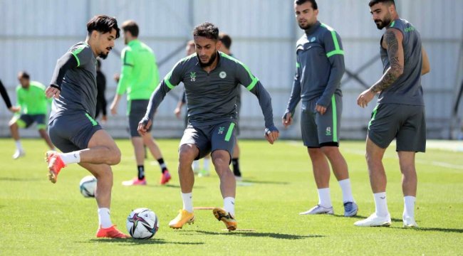 Konyaspor, Alanyaspor maçı hazırlıklarını tamamladı