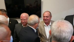MEHMET DEMİR CHP GENEL BAŞKANI KILIÇDAR OĞLU İLE BULUŞTU