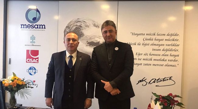 MHP Lİ VEKİLDEN MESAM BAŞKANI RECEP ERGÜL'E DESTEK ZİYARETİ