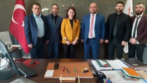 TSMB  GENEL BAŞKANI MUSTAFA DEMİR'DEN UŞAK VALİLİĞİNE VEBELEDİYESİ'NE ANLAMLI ZİYARET