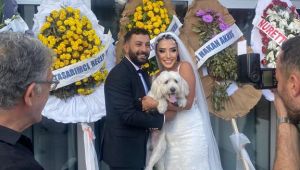 Beşiktaş evlendirne dairesinde kalabalık nikah.