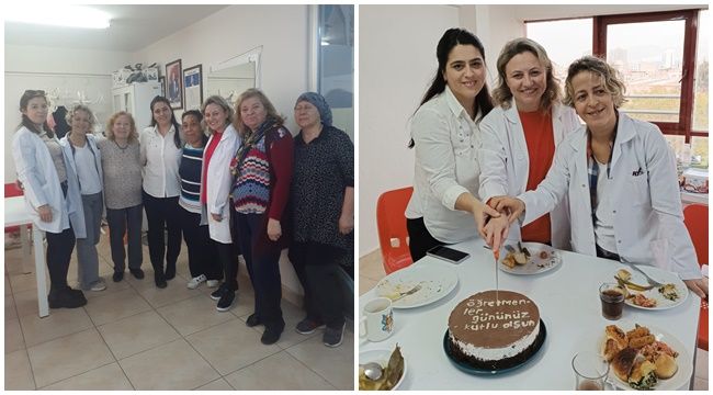 ÖĞRETMENLERİNİ VE GÜNÜNÜ UNUTMADILAR