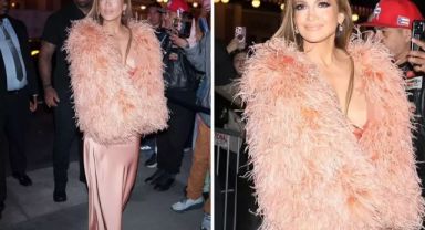 Jennifer Lopez, sütyensiz katıldığı konserde frikik verdi