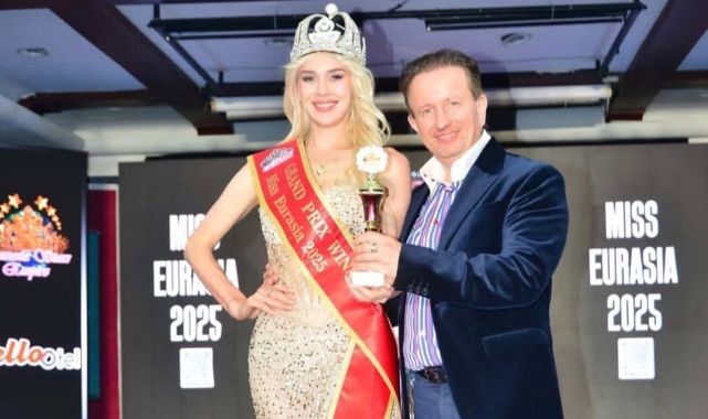 Miss Eurasia 2025 Tacı, İstanbul'da Yaşayan Odessa Güzeli Maria Tetievskaya'nın Oldu!