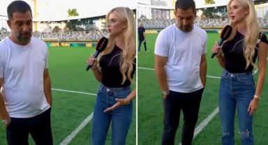 Arda Turan'ın Ukraynalı muhabirle yaptığı röportaj olay oldu