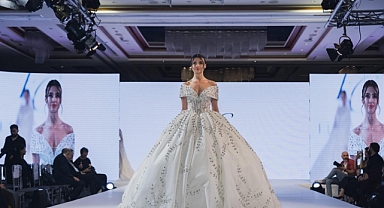  Türkiye Güzeli Başak Al’dan Yılın İlk Defilesinde Masalsı Gelinlik Şov!